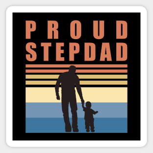 Proud Stepdad - Fathers Day Sticker